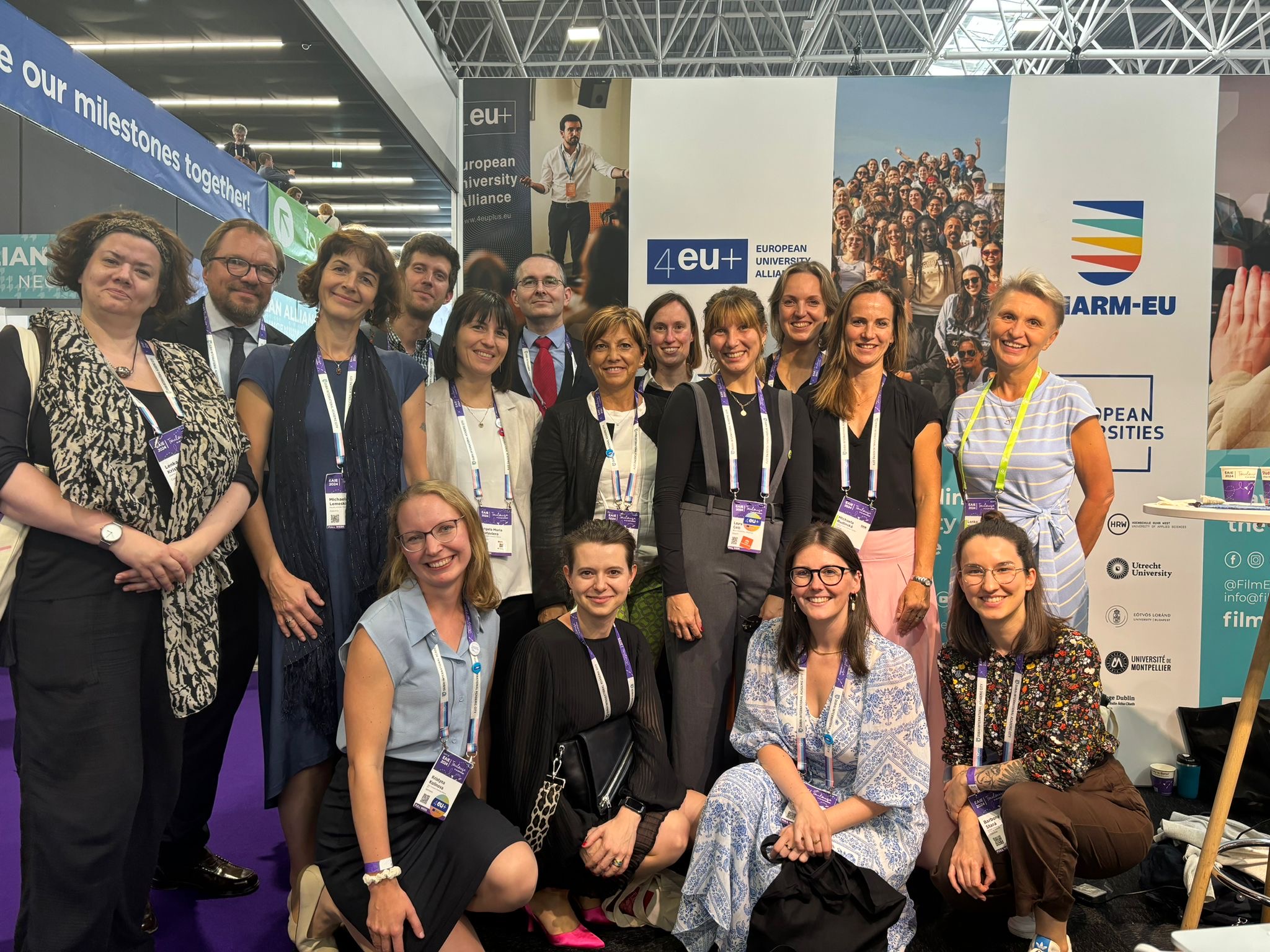 4EU+ community members at EAIE 2024